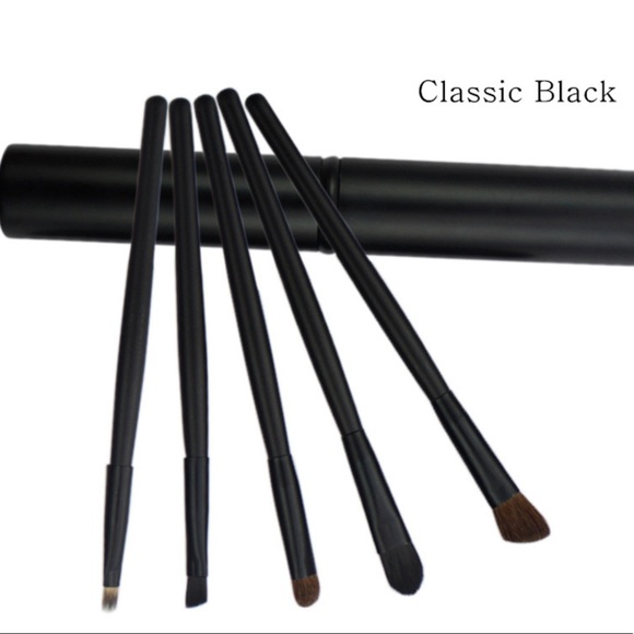 Beautiful pastel travel makeup brush set synthetic - Picture 6 of 10